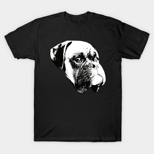 Boxer Dog - Boxer Christmas Gifts T-Shirt by DoggyStyles